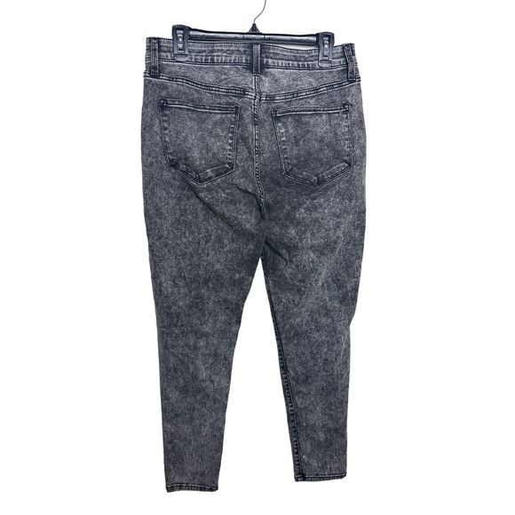 Lularoe Magic Waist High Rise Acid Wash Denim Skinny Jeans Pants Sz 30 Women's - Picture 2 of 6